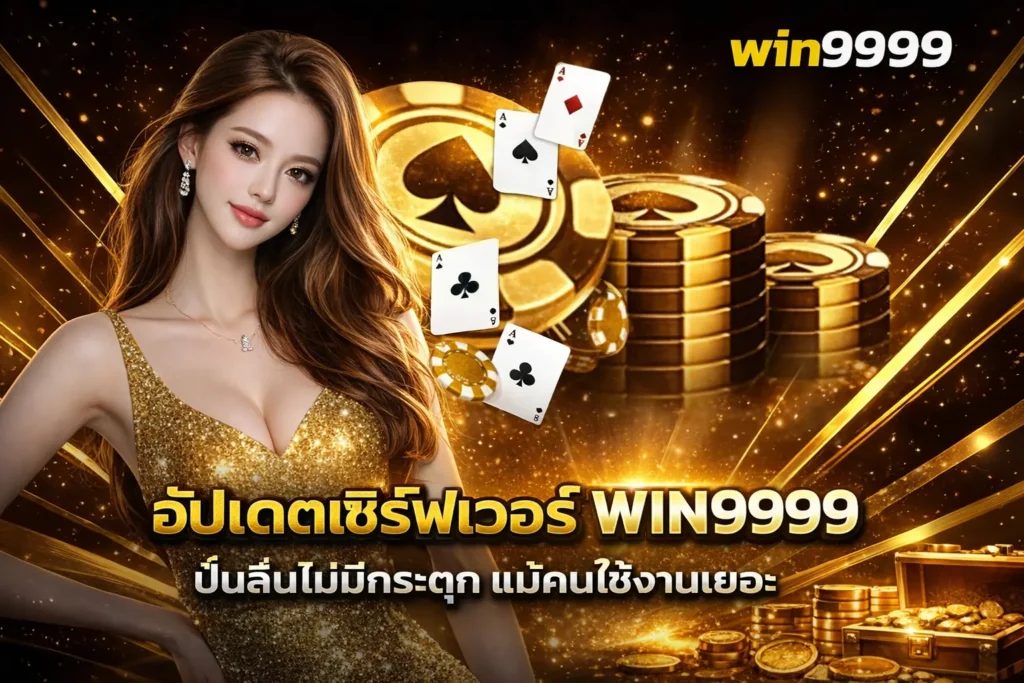 อัปเดตเซิร์ฟเวอร์ WIN9999 ปั่นลื่นไม่มีกระตุกแม้คนใช้งานเยอะ